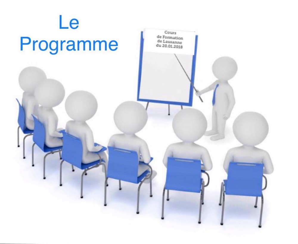 Programme du Cours de Formation de Lausanne du 20.01 