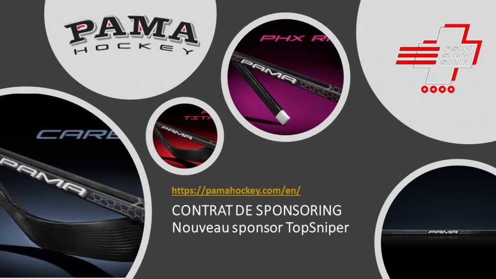 Contrat de sponsoring avec PAMA Hockey