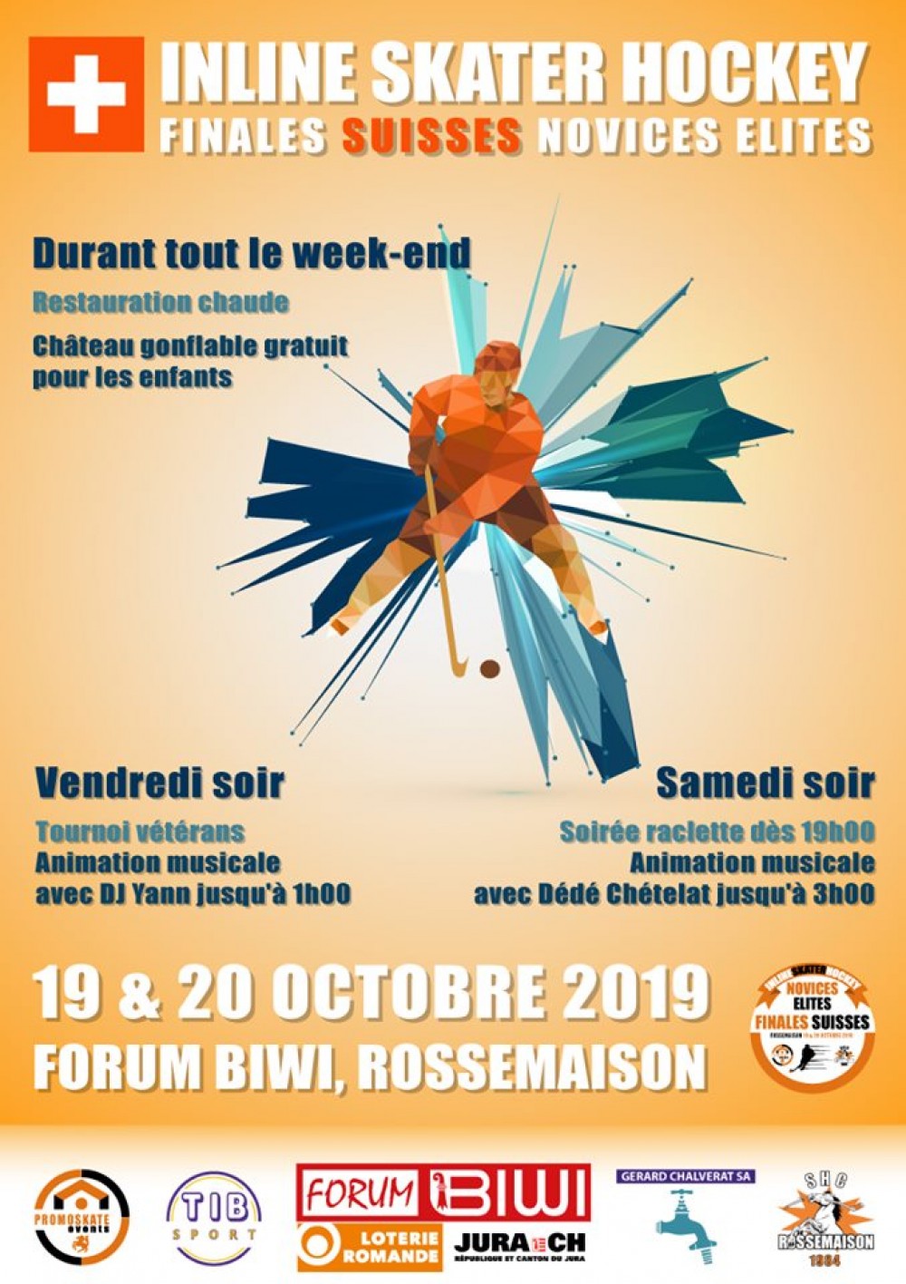 Tour Final Novices Titre 2019 à Rossemaison les 19 et 20 octobre