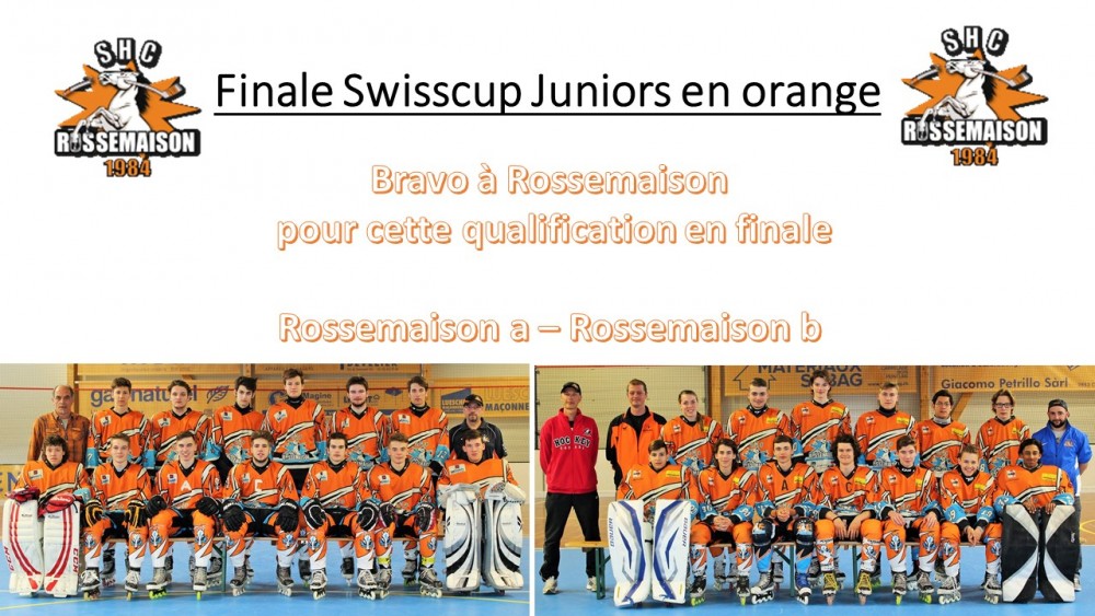 Finale Swisscup Juniors en Orange 