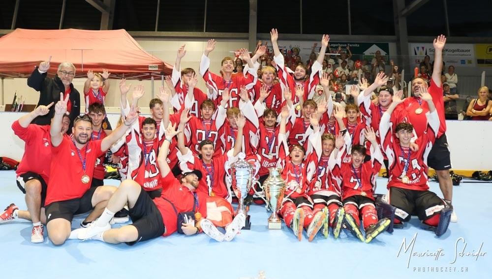 L’équipe suisse U19 sacrée championne d’Europe face à l’Allemagne