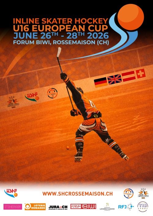 Rossemaison accueille l’élite européenne du inline hockey U16